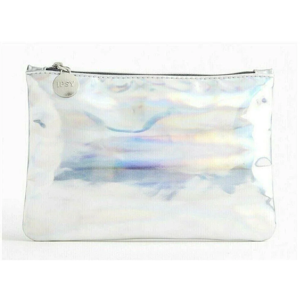 Holographic Makeup Bag NEW Travel Organizer Clutch Wallet iridescent Pencil Case